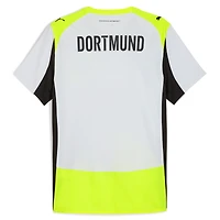 Maillot authentique extérieur Puma gris Borussia Dortmund 2025/26 pour homme
