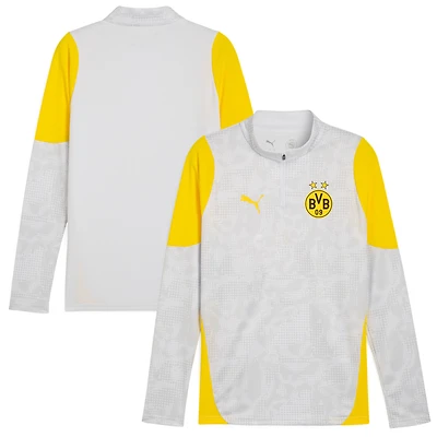 Men's Puma Borussia Dortmund 2025/26 Pre-Match dryCell Quarter-Zip Top