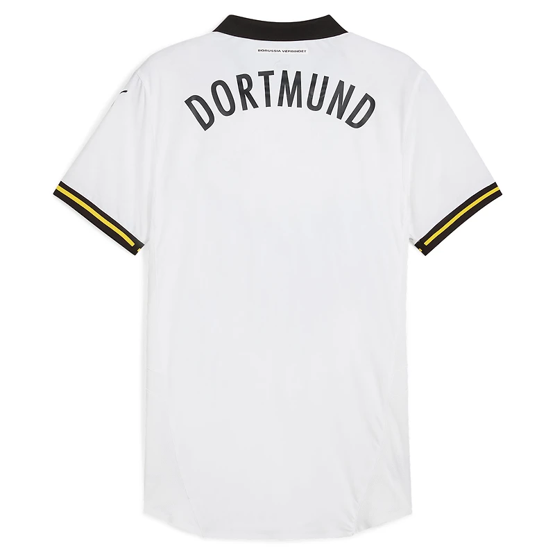Men's Puma  White Borussia Dortmund 2024/25 Third Authentic Jersey