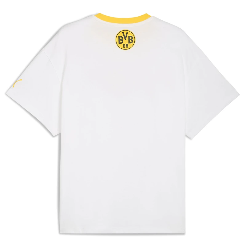 T-shirt Puma blanc pour homme, Coupe du Monde des Clubs de la FIFA 2025, Borussia Dortmund