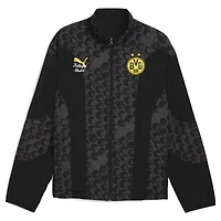Veste réversible entièrement zippée Puma x KidSuper noire pour homme, Coupe du Monde des Clubs de la FIFA 2025 Borussia Dortmund