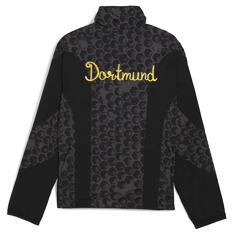Veste réversible entièrement zippée Puma x KidSuper noire pour homme, Coupe du Monde des Clubs de la FIFA 2025 Borussia Dortmund