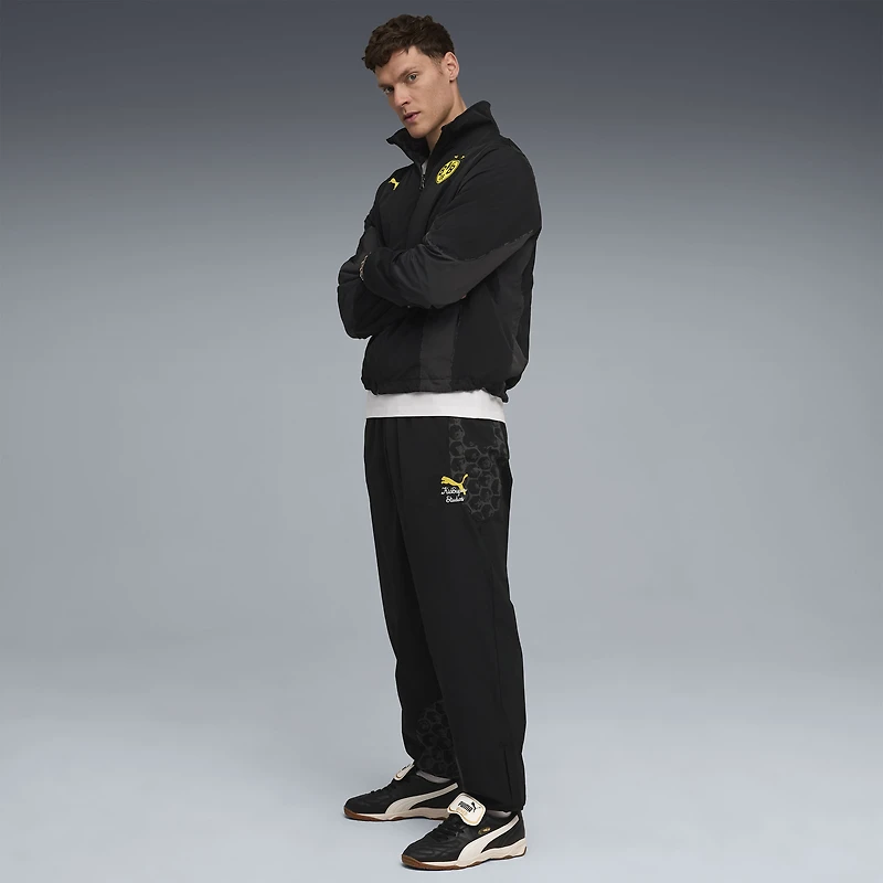 Veste réversible entièrement zippée Puma x KidSuper noire pour homme, Coupe du Monde des Clubs de la FIFA 2025 Borussia Dortmund