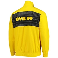 Veste d'avant-match entièrement zippée pour homme Borussia Dortmund 2022/23 Puma Jaune