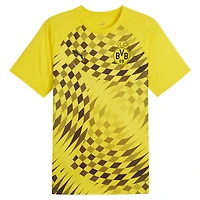 Maillot d'avant-match Puma Borussia Dortmund 2023/24 jaune pour homme