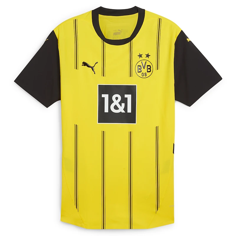 Men's Puma Yellow Borussia Dortmund 2024/25 Home Authentic Jersey