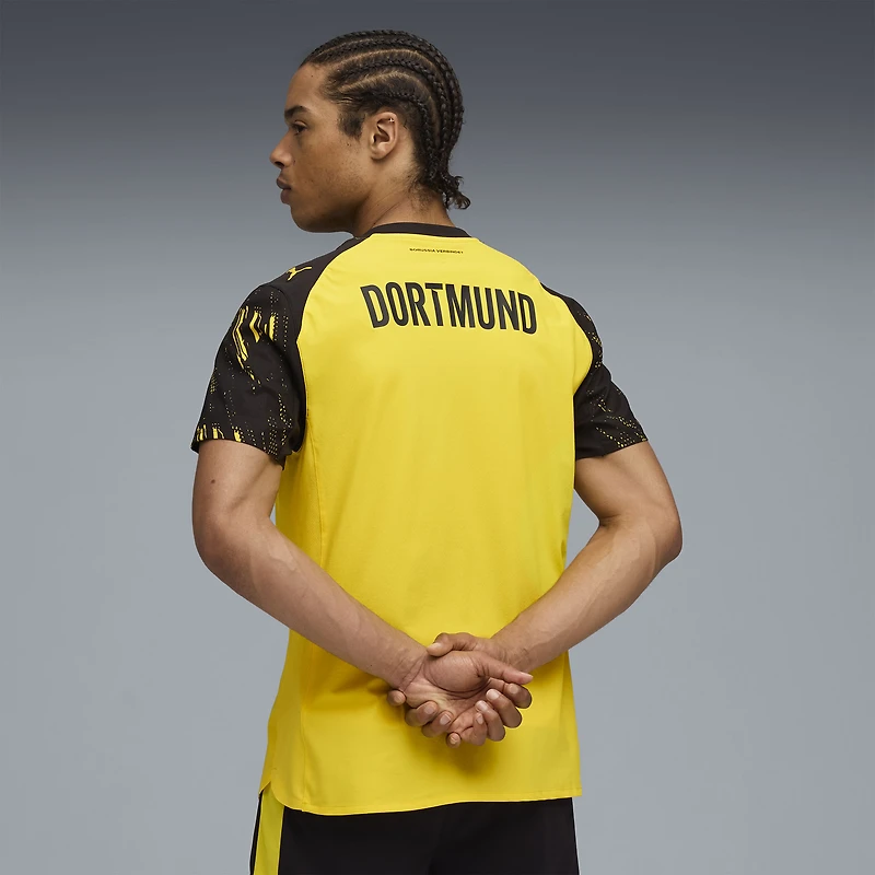 Maillot authentique Puma jaune Borussia Dortmund 2025/26 pour homme