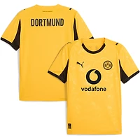 Men's Puma  Yellow Borussia Dortmund 2025/26 Cup Replica Jersey