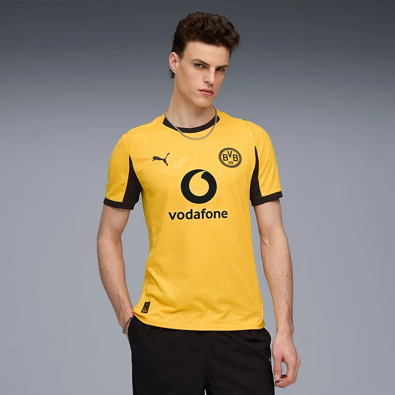Maillot Puma jaune réplique de la Coupe Borussia Dortmund 2025/26 pour homme