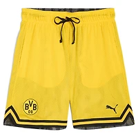 Men's Puma Yellow Borussia Dortmund 2025 FIFA Club World Cup Hoops Reversible Shorts