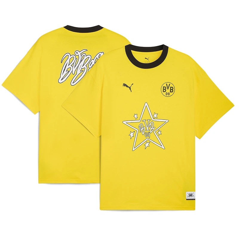 T-shirt Puma jaune pour homme, Coupe du Monde des Clubs de la FIFA 2025, Borussia Dortmund