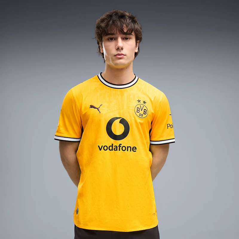 Men's Puma Yellow Borussia Dortmund 2026/27 Home On-Field Authentic Jersey