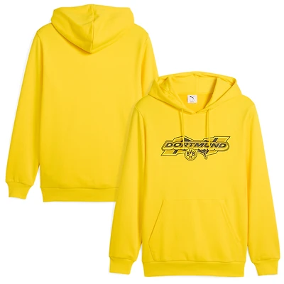 Sweat à capuche jaune Puma Borussia Dortmund ftblCulture pour homme