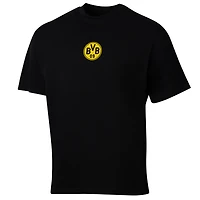T-shirt noir à imprimé sportif pour homme, motif Suède