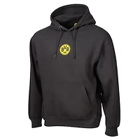 Men's Sport Design Sweden  Charcoal Borussia Dortmund Streetwear Relaxed Pullover Hoodie