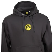 Men's Sport Design Sweden  Charcoal Borussia Dortmund Streetwear Relaxed Pullover Hoodie