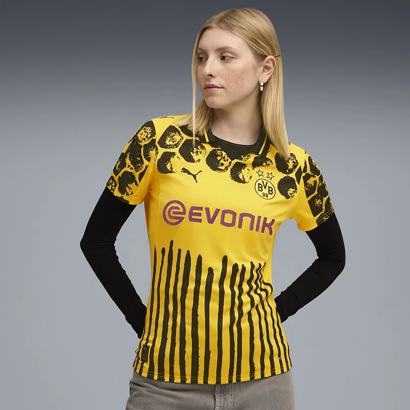 Maillot réplique jaune Puma x KidSuper pour femme du Borussia Dortmund Coupe Monde des Clubs de la FIFA 2025