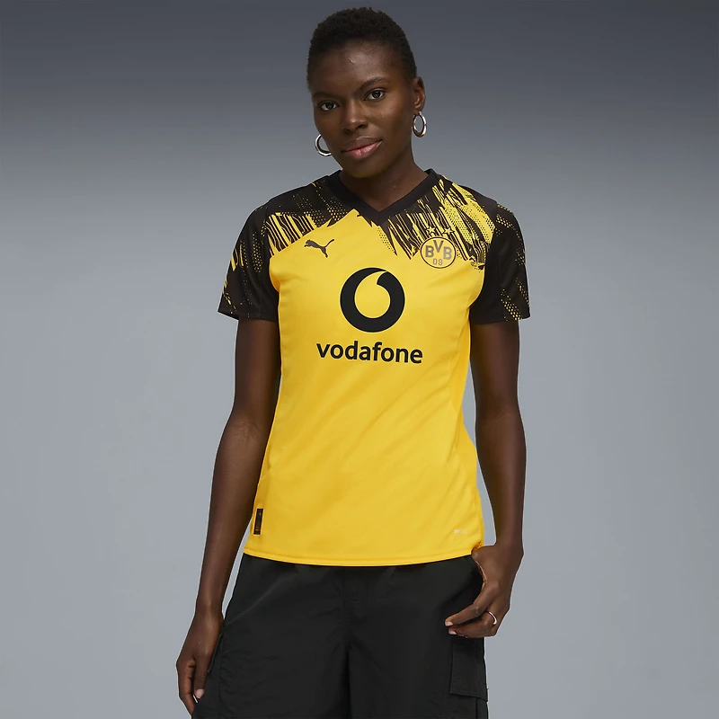 Women's Puma Yellow Borussia Dortmund 2025/26  Replica Jersey