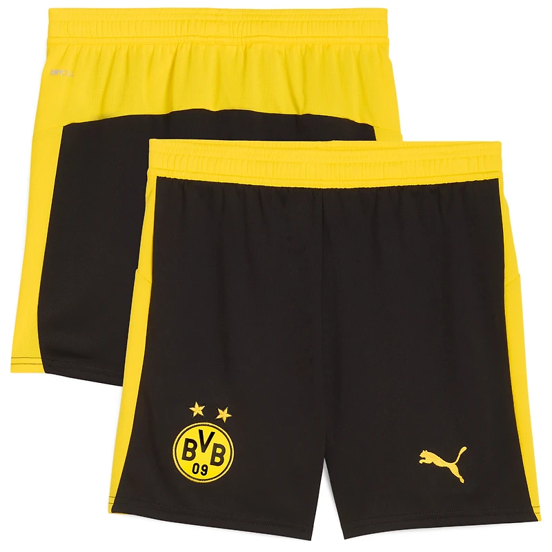 Short Puma noir Borussia Dortmund 2025/26 dryCELL Replica pour jeune