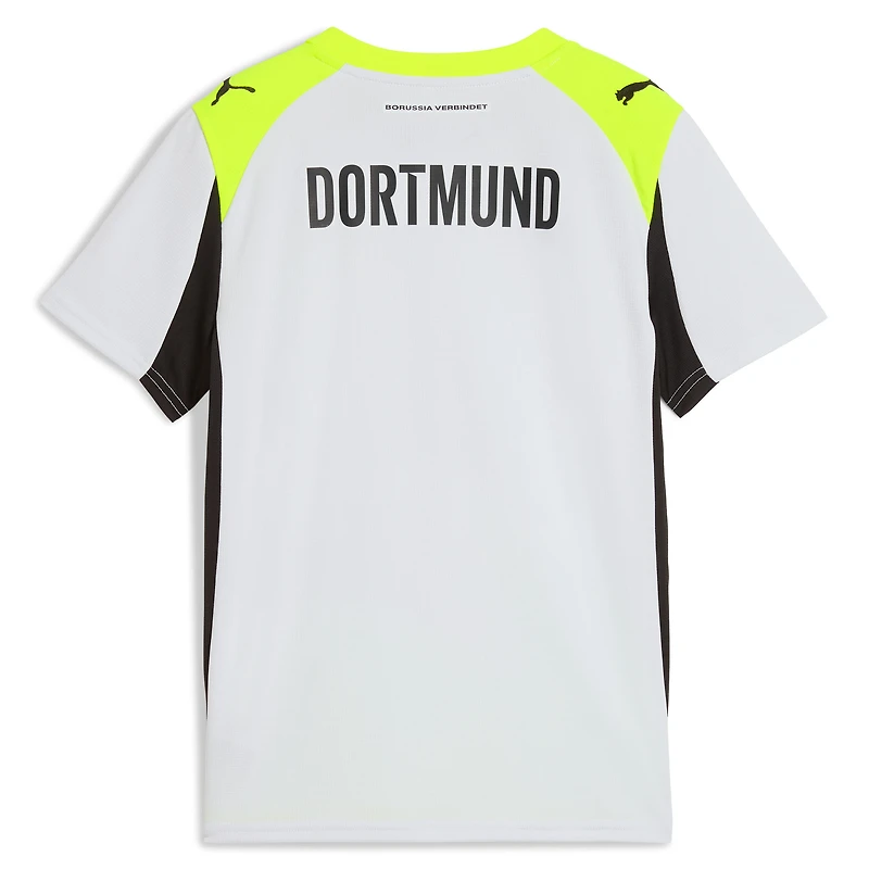 Youth Puma Gray Borussia Dortmund 2025/26 Away Replica Jersey