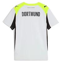 Youth Puma Gray Borussia Dortmund 2025/26 Away Replica Jersey