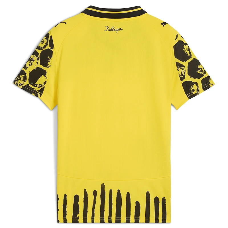 Maillot Puma x KidSuper jaune pour jeunes, réplique de la Coupe du Monde des Clubs FIFA 2025 Borussia Dortmund