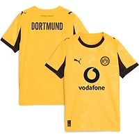 Youth Puma Yellow Borussia Dortmund 2025/26 Cup Replica Jersey