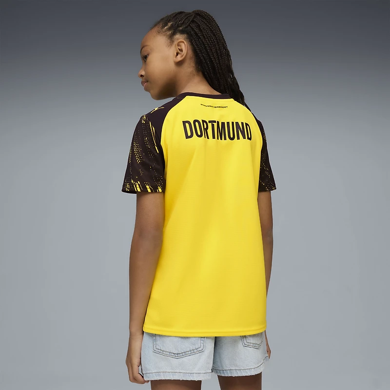 Maillot réplique jaune Puma pour jeunes du Borussia Dortmund 2025/26