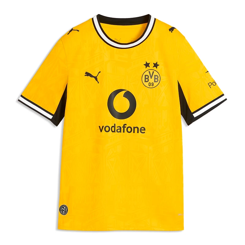 Maillot réplique domicile Puma jaune pour jeunes du Borussia Dortmund 2026/27