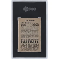 Sam Jethroe Boston Braves 1952 Bowman #84 SGC Authenticated 5.5 Card