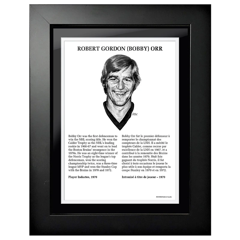 Bobby Orr Boston Bruins - 1979 Legends Line 12'' x 16'' Photo encadrée