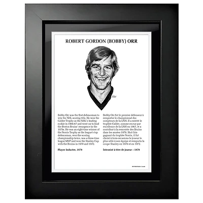 Bobby Orr Boston Bruins - 1979 Legends Line 12'' x 16'' Photo encadrée