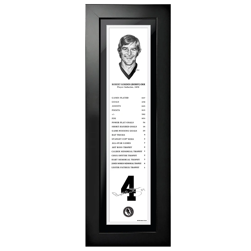 Bobby Orr Boston Bruins - 1979 Legends Line 6'' x 22'' Framed Photo
