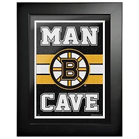 Boston Bruins - 12'' x 16'' Man Cave Framed Artwork