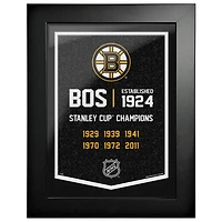 Boston Bruins - 12'' x 16'' Team Empire Framed Artwork