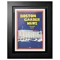Boston Bruins 1930 Boston Garden News - 12'' x 16'' Framed Program Cover