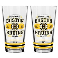 Boston Bruins 2-Piece Mixing Glass Set