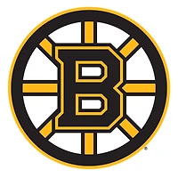 Autocollant mural repositionnable avec logo d'équipe 36'' x 36'' des Bruins de Boston