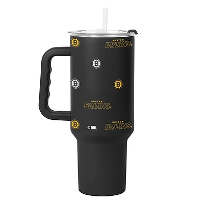 Boston Bruins 40oz Gobelet avec revêtement en poudre Step and Repeat