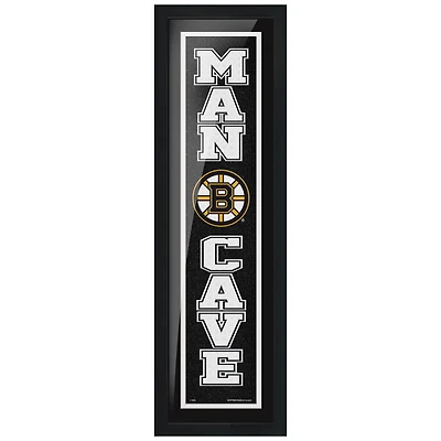 Boston Bruins 6'' x 22'' Man Cave Encadrée - Oeuvre