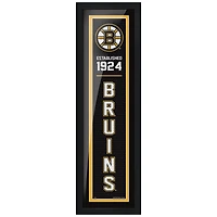 Boston Bruins 6'' x 22'' Team Established Framed - Artwork