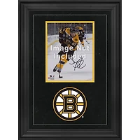 Cadre photo vertical de luxe 8'' x 10'' des Bruins de Boston avec logo de l'équipe