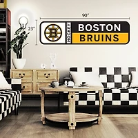 Boston Bruins 90'' x 23'' Team Logo Repositionable Wall Decal