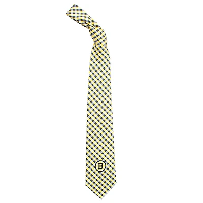Boston Bruins Gingham Tie