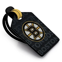 Bruins de Boston - Coffret cadeau trois pièces en cuir avec étiquette personnalisée