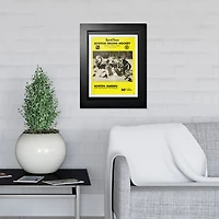 Boston Bruins Sport News Boston Garden - Couverture de programme encadrée 12'' x 16''