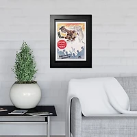 Boston Bruins Sport News Gardien de but Boston Garden Bear - Couverture de programme encadrée 12'' x 16''