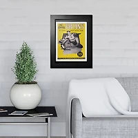 Boston Bruins The Boston News - 12'' x 16'' Framed Program Cover