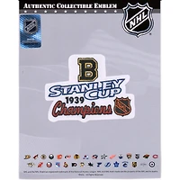 Écusson de maillot non signé des champions de la Coupe Stanley 1939 des Bruins de Boston avec l'emblème national