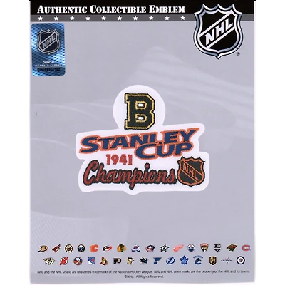 Boston Bruins Unsigned 1941 Stanley Cup Champions National Emblem Jersey Patch
